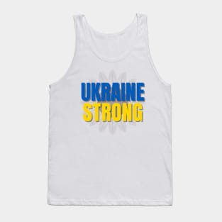 Ukraine Strong Sunflower - Ukraine Flag - Show Support Tank Top